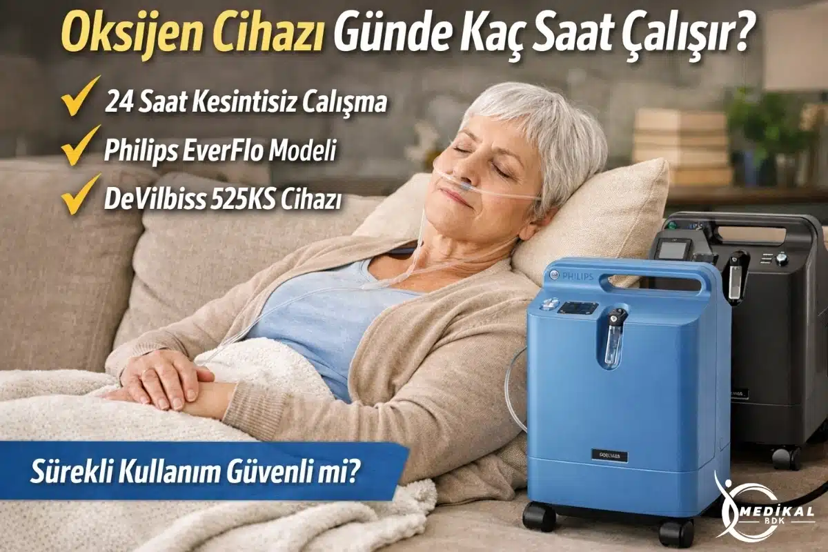 Oksijen cihazı günde kaç saat çalışır